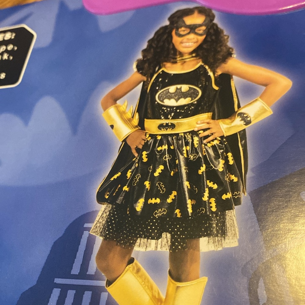 DC Batgirl Kids Costume - Black and Gold